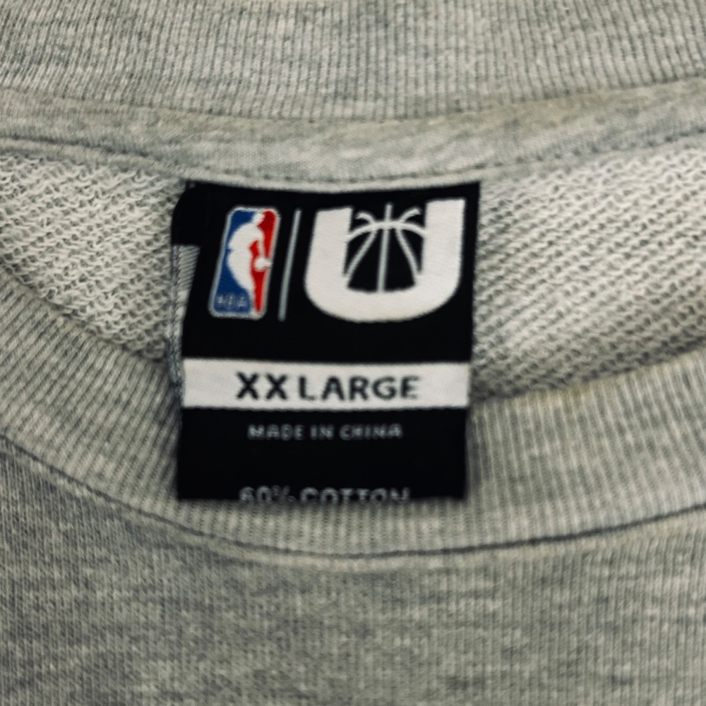 NBA‎ Chicago Bulls Long Sleeve Thermal CottonShirt Gray Sweatshirt - Picture 7 of 9